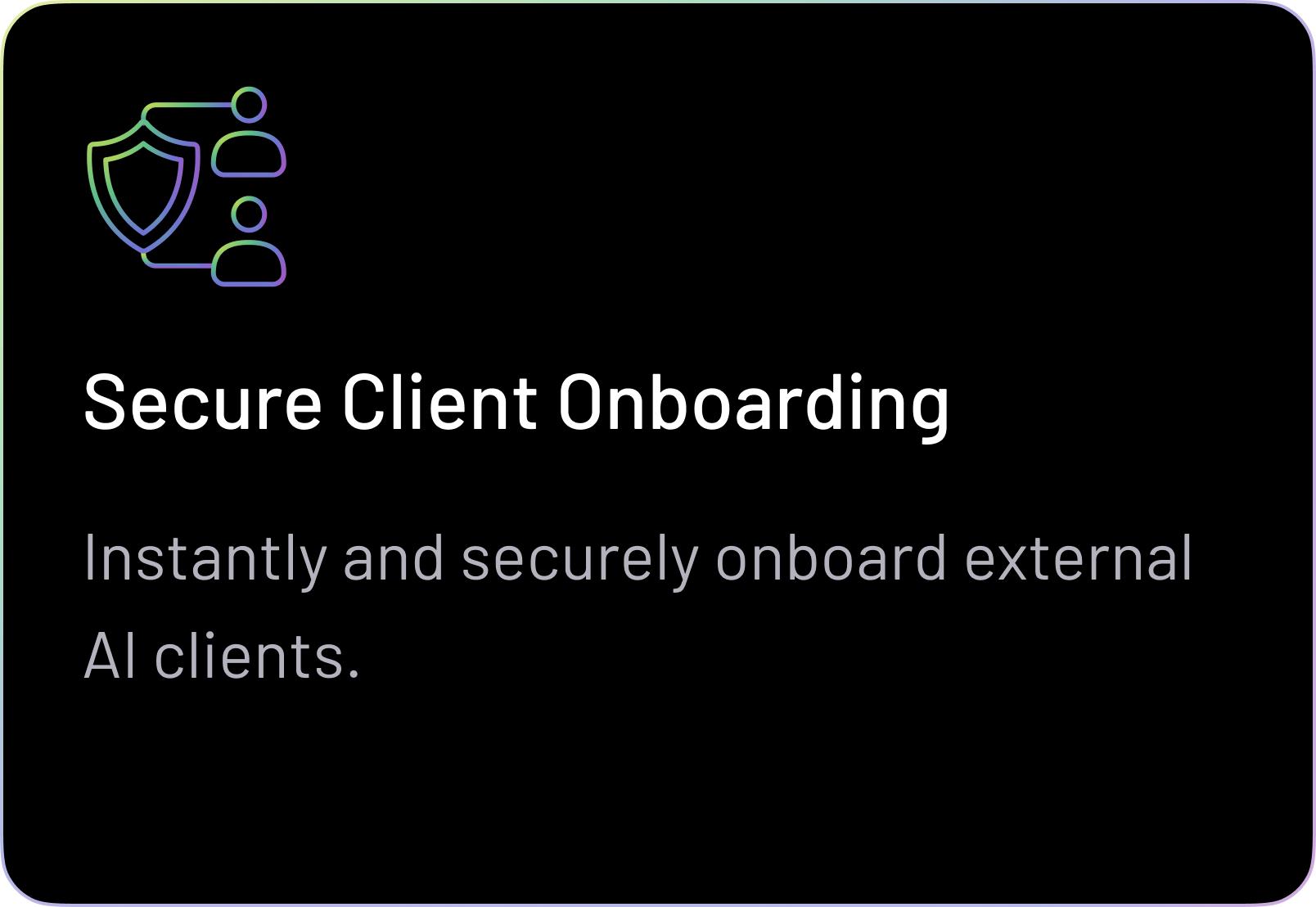 Secure Client Onboarding