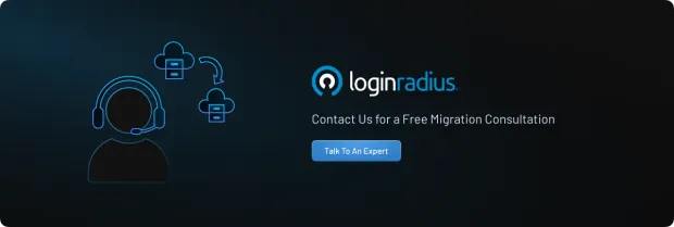 An image leading to a free migration consultant for Janrain customers