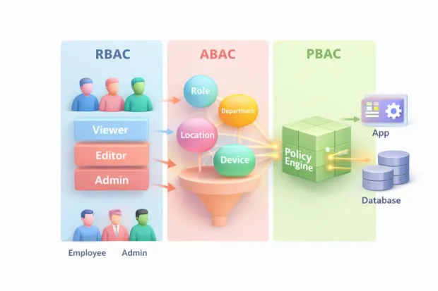 rbac vs abac vs pbac