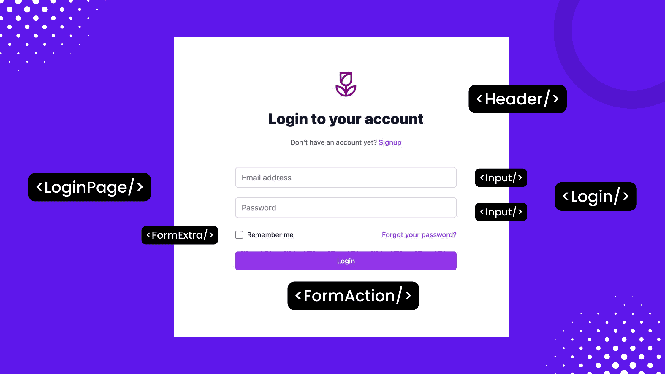 Build A Modern Login Signup Form With Tailwind CSS And React 